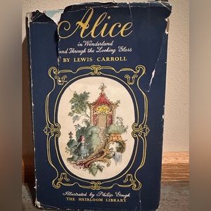 Vintage Alice in Wonderland Heirloom Classics Library Philip Gough illustrations